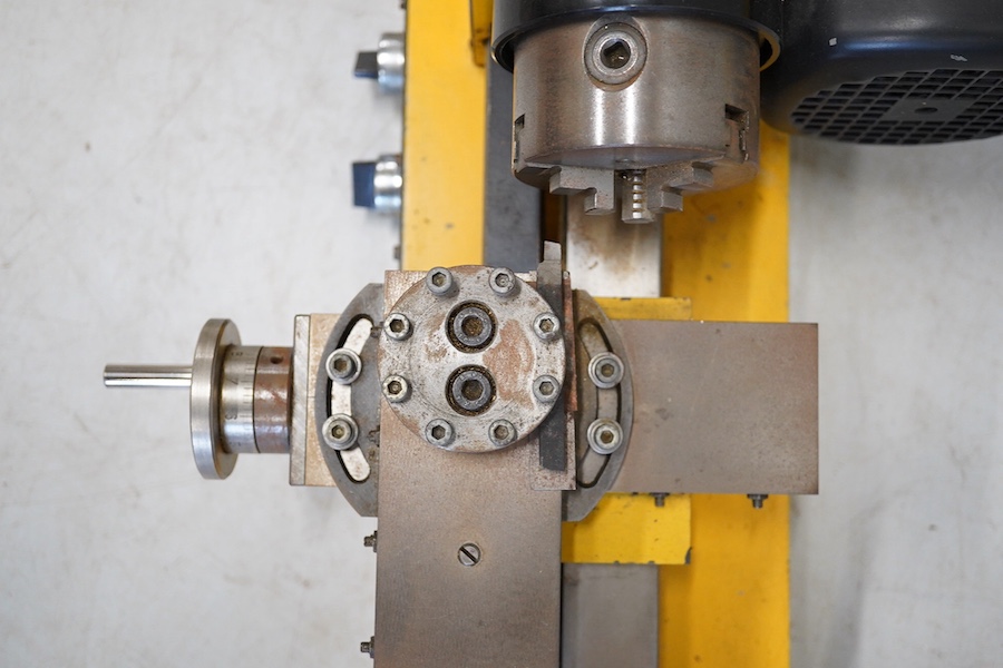 A Hobbymat Universal precision lathe, type MD65, length 79cm. Condition - fair to good.